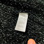 C women’s size XL black and metallic silver sweater, turtle neck, soft pull over Photo 7