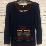 Rachel Kate  Aztec print hoodie long sleeve‎ shirt Photo 0