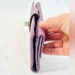 Coach Vintage  Bifold Turnlock Wallet in Light Purple Leather Photo 5