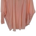 White House | Black Market WHBM Twist Double Layer Top size Small Pale Blush NWT Camisole Sheer Photo 6