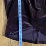 EXPRESS Brown Mock Neck Velvet Dress Size Medium Photo 4