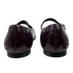 Mango Faux Patent Leather Mary Jane Flats Burgundy Size 38/ 7.5 Photo 10