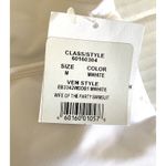 David's Bridal NWT Davis Bridal White Wife of the Party Swimsuit Cup Padding Chic Fun Sz M Photo 4