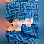 Laura and Jayne Vintage 100% Silk Crop Top & Pant Set Size L Blue Size L Photo 15