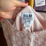 R & M Richards  Pink Floral Crop Top Photo 4