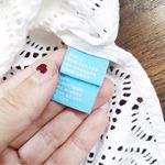 J. McLaughlin • Pointelle Tunic Top white lasercut lace crochet beach coverup Photo 6