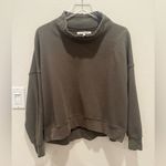 XIRENA Chase Funnel Neck Sweatshirt in Olive Stone size Medium Green Photo 1