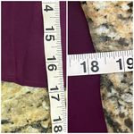 Silence + Noise  Purple Silk Semi Sheer Blouse Women’s M Coastal Preppy Minimal Photo 5