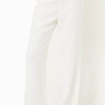 Lilly Pulitzer  Deri Palazzo Wide Leg White Linen Summer Vacation Pants Large Photo 0