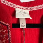 Knox Rose Women's Red Sleeveless Gauze Wide Strap Tank Top - Size Small - NWT Photo 1