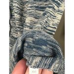 Anthropologie Boutique Bella Bird Blue Grey Heathered Button Open Front Cardigan Size Medium Photo 5