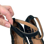 Jeffrey Campbell  Delaisy Cut Out Wedge Heels in Black‎ Size 6 Photo 4