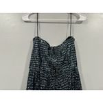 Ramy Brook  Daya Mirrored Strapless Mini Dress Teal Party Sz 6 NEW Photo 5