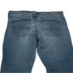 AG Adriano Goldschmied Adriano Goldschmied The Farrah Skinny Ankle High-Rise Split Hem Blue Jeans 30 Photo 3