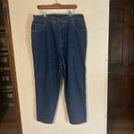 Denim + Co. Blue High Rise Straight Leg Jeans Women's Size 18W Cotton Spandex Photo 1