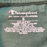 Champion Vintage Mount Holyoke College T-Shirt Tee Small Green 100% Cotton Mass Photo 3