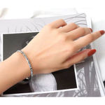 Boutique NEW Engraved 925 Sterling Silver Adjustable Cuff‎ Bracelet Photo 10