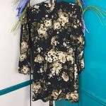 Denim & Supply  black floral wrap dress EUC Photo 6