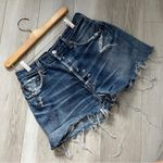 Samaria Leah Shorts corset back cut off denim levis womens Blue (size 27) summer Photo 0