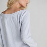 Wildfox Tilda cropped sweater In Light Blue Photo 3
