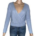 Moon & Madison cropped cross over sweater Photo 0