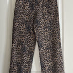 SheIn Leopard Print Straight-Leg Jeans Photo 0