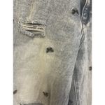 Tinseltown Light Wash Distressed Embroidered Butterfly Raw Hem Skinny Jeans 7 Photo 4