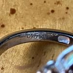 Norwegian Thulite Garnet Sterling Silver Cocktail Ring Size 6.75 Photo 5