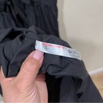 Anthropologie NWOT  Bow in the back long maxi  Dress black strappy size small Photo 8