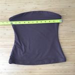 Brown Fitted Strapless Tank Top Size XS Photo 3