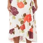 Kate Spade Swim Coverup Size M/L Skirt Floral Print Ruffle Wrap Sarong NWT Beach Photo 0