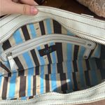 Rafe Brown and White Shoulder Bag with Silver Hardware Photo 5