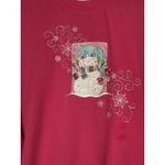 Vintage Grandma Sweatshirt Women's 2X Crewneck Rose Pink Trees Christmas 90s Size undefined Photo 1