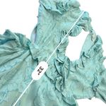 RAHI Poppy Daisy cut out mini dress in aqua Mint Green Size Small Photo 12