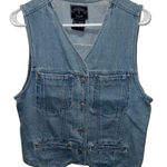 Vintage Solutions Original Unisex Denim Vest Blue Size S Photo 0