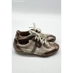 COACHKinsley Q986 Metallic Tan Brown Signature Stripe‎ Sneaker Women's - Size 5M Photo 3