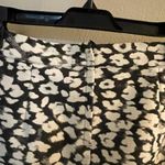 H&M Black and White Cheetah Print Pencil Skirt Photo 3