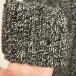 EXPRESS Black Marbled Merino Wool Cashmere Blend Cable Knit Turtleneck Sweater Photo 4