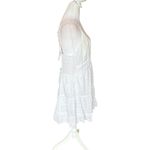 American Eagle  Babydoll Mini Dress Strappy Open Back Womens Size Large White Photo 5