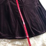 Dialogue Dark brown long velvet skirt size S Photo 3