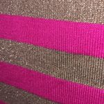 New York And Company Pink strips Sweater with beanie XS Photo 4