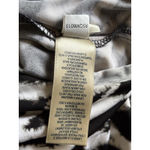 Rafaella  Womens Dress Size S Black White Tie Dye Flounce‎ Deep V Neck Maxi Photo 4