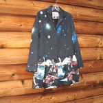 Rachel Rachel Roy Peplum Jacket Blue Size M Photo 4