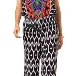 Trina Turk X INC International Concepts Tribal Print strapless Jumpsuit Size S Photo 11
