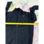 Icebreaker New zealand Merino Wool Blend Zip Up Jacket Women's Size S Black Photo 3