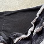 Striped Black and White Scarf Photo 3