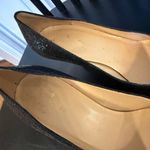 Kate Spade black glitter round toe pumps heels 8 Photo 7