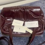 YSL Yves Saint Laurent Burgundy Soft Leather Bag Photo 13