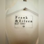 Frank & Eileen  Capelet In White Oversized Cotton Poncho Top One Size Photo 4