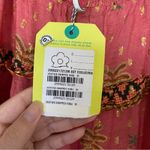 Farm Rio  Dress Coqeuirissimo Metallic Palm Trees Maxi Summer Beach Pink M NWT Photo 5